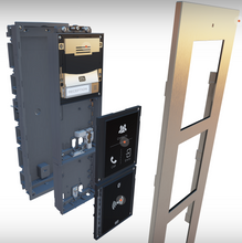 Load image into Gallery viewer, Santa Cruz Video Security LLC - Image - 2N IP Verso - 3 Module Frame for Surface Installation - nickel