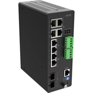 Santa Cruz Video Security LLC - Image - AXIS D8208-R Industrial PoE++ Switch