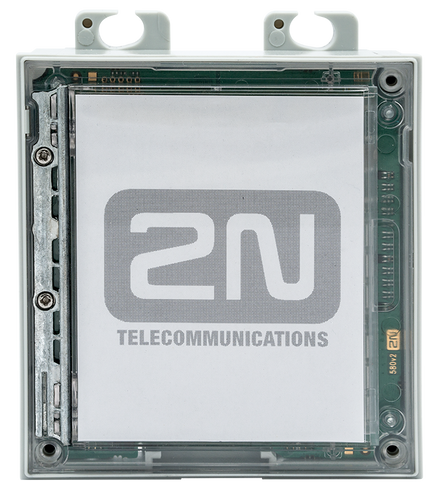 Santa Cruz Video Security LLC - Image - 2N IP Verso - Module Infopanel Font View